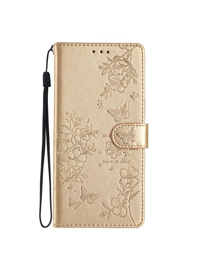 S-TOP Case For Honor X5b Butterflies And Flowers Leather Phone Case - Image 3