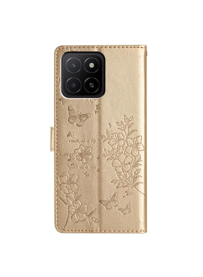 S-TOP Case For Honor X5b Butterflies And Flowers Leather Phone Case - Image 4