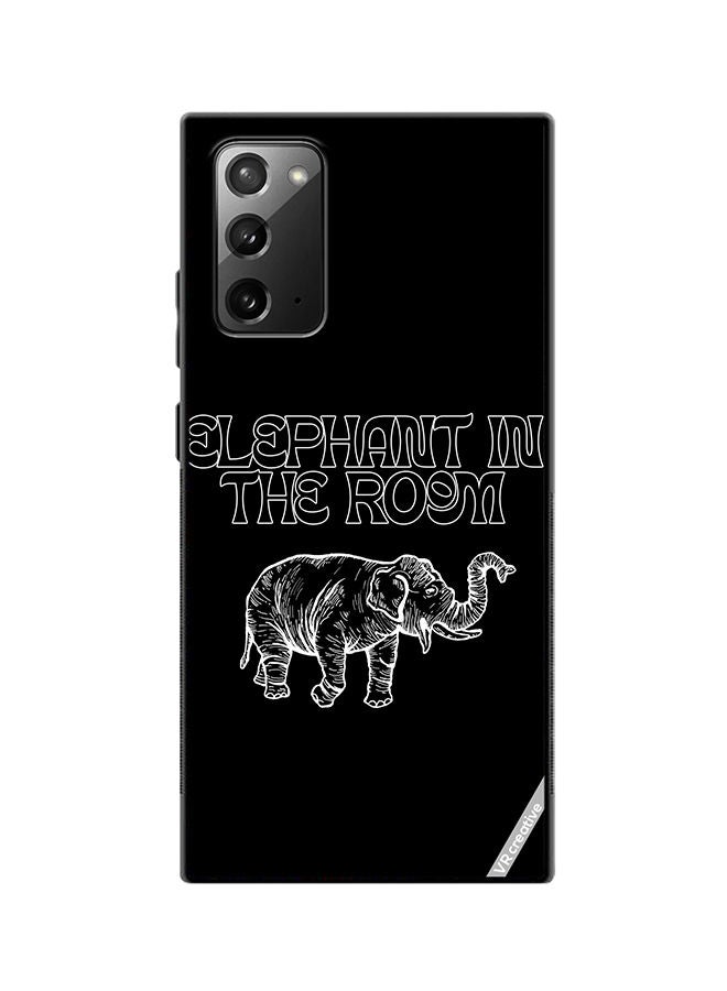 VR CREATIVE Protective Case Cover For Samsung Galaxy Note20 5G Elephant In The Room Design Multicolour - Image 1