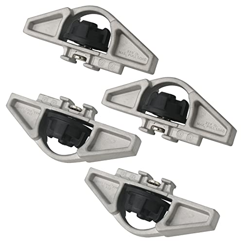 APPERFiT Metal Bed Cleat Tie Down Anchor PT2780C010 for Truck Bed Rail System 4pcs Compatible with 20052024 Toyota Tacoma Tundra Cargo Bed Accessories Parts Striker Luggage Holders - Image 3