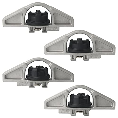 APPERFiT Metal Bed Cleat Tie Down Anchor PT2780C010 for Truck Bed Rail System 4pcs Compatible with 20052024 Toyota Tacoma Tundra Cargo Bed Accessories Parts Striker Luggage Holders - Image 1