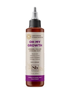 Soapbox Soapbox Oh My Growth, Lengthening Vitamin Booster Treatment for All Hair Types with Biotin, Vegan Collagen & Vitamins A & C, Paraben & Cruelty Free, For Thicker, Fuller Hair for Men & Women (5 oz)  - Image 1