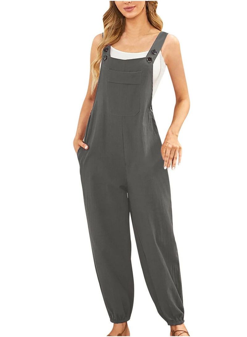 Loquat Women's New Fashion Suspenders Jumpsuit