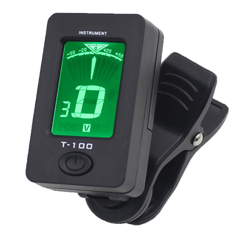 IRIN Electronic Clip On Tuner Small Lightweight 360 Degree Rotatable Clip - Accurate Chromatic Tuner for Guitar Bass Violin Ukulele Beginners - Image 5