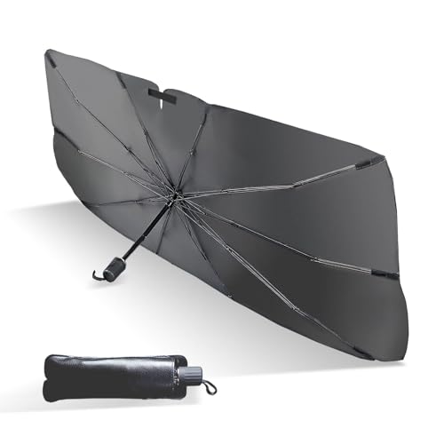 COSTAR Car Sun Shade Protector, Foldable Windshield Insulation Sun Shade for UV Protection Reflective Sunblocker Car Accessories for Pickup, Trucks, Large SUVs, and More (Large Size) - Image 1
