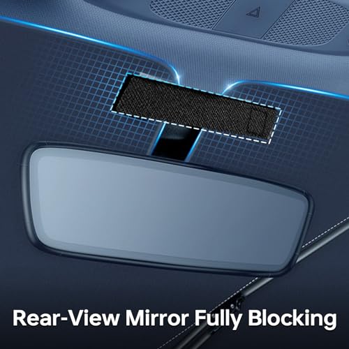 COSTAR Car Sun Shade Protector, Foldable Windshield Insulation Sun Shade for UV Protection Reflective Sunblocker Car Accessories for Pickup, Trucks, Large SUVs, and More (Large Size) - Image 5