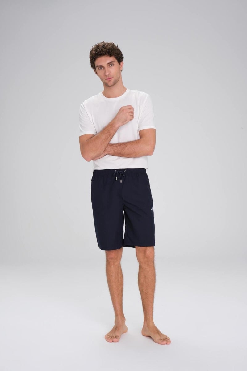 Haşema Navy Blue Short Men's Pool and Sea Shorts 24-27 - Image 1