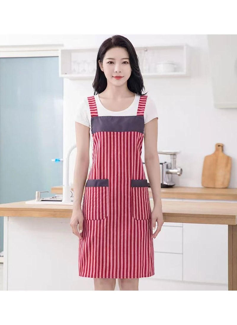 FASHION HOME - Kitchen Cooking Apron Chef Aprons With Pockets 1pc - Image 1