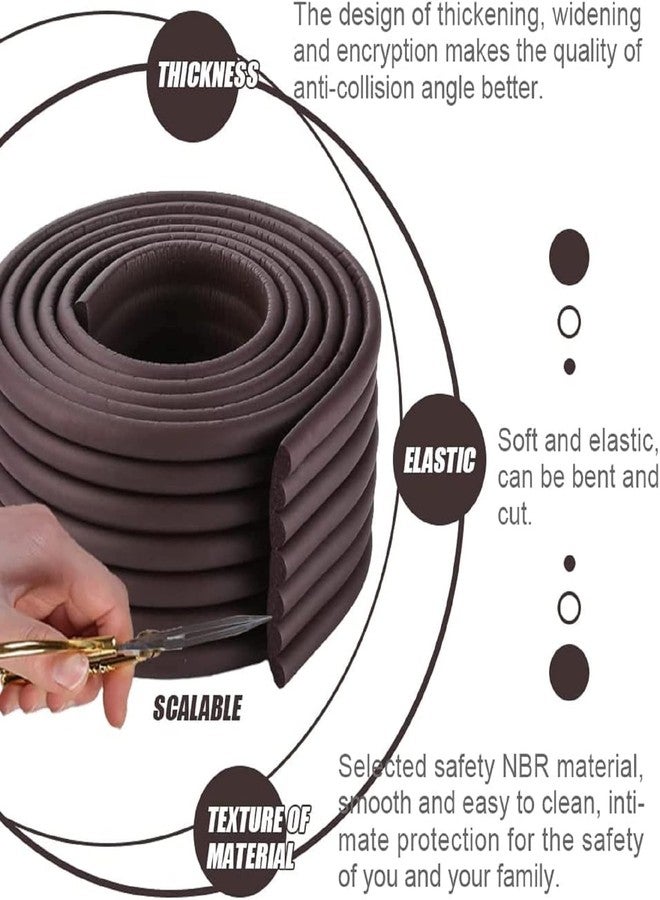 Dodhar 1 Pcs Extra Thick Furniture Edge Protectors High Dense Foam Cushion Baby Safety Corner Strip Guards, 6.5 Ft (2 Meter) Furniture Bumper for Table, Wall Edge, Etc (Cofee) - Image 5