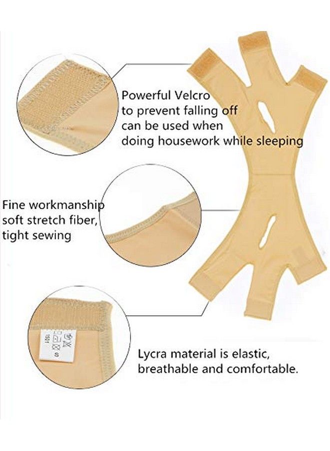 Salmue Slimming Face Band Slimming Face Mask Facelift Mask Sleep Neck Mask Reduce Double Chin Bandage(S) - Image 4