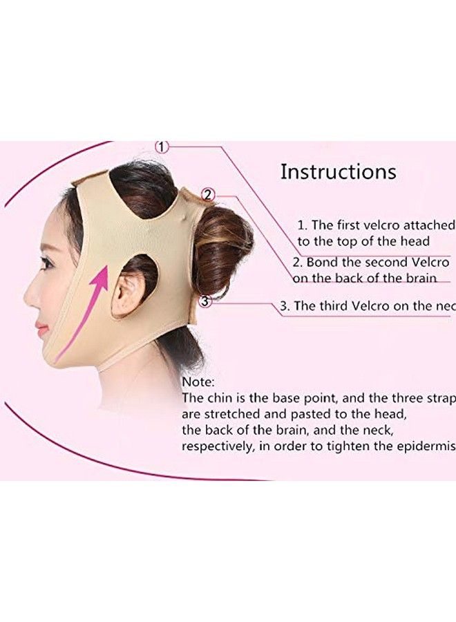 Salmue Slimming Face Band Slimming Face Mask Facelift Mask Sleep Neck Mask Reduce Double Chin Bandage(S) - Image 3