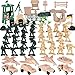 3 otters 120PCS Army Men Military Set Military Soldier Playset Army Men Action Figures with Vehicles Aircrafts Assault Boats Christmas Stocking Stuffers for Kids Boys Ages 3 - Image 2