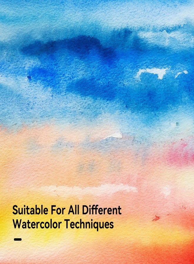 Paul Rubens 60 Sheets Watercolor Paper,Hot Press 50% Cotton&140lb /300gsm Acid-Free Bulk White Paper for Artists, Students & Adults（10.63 * 7.68 inch） - Image 4
