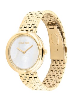 CALVIN KLEIN Women's Analog Round Shape Stainless Steel Wrist Watch 25200321 - 34 Mm  - Image 1