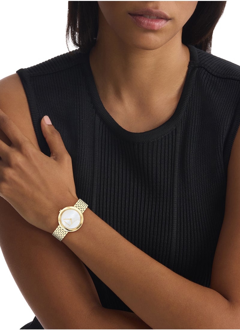 CALVIN KLEIN Women's Analog Round Shape Stainless Steel Wrist Watch 25200321 - 34 Mm  - Image 4