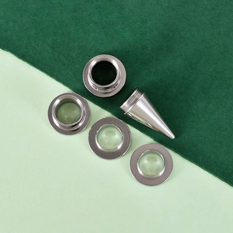 TBOSEN 36PCS Ear Gauge Stretching Kit Stainless Steel Double Flare Alloy Tapers 2 In 1 Plugs Set Eyelet 14G-00Gâ€¦ - Image 3