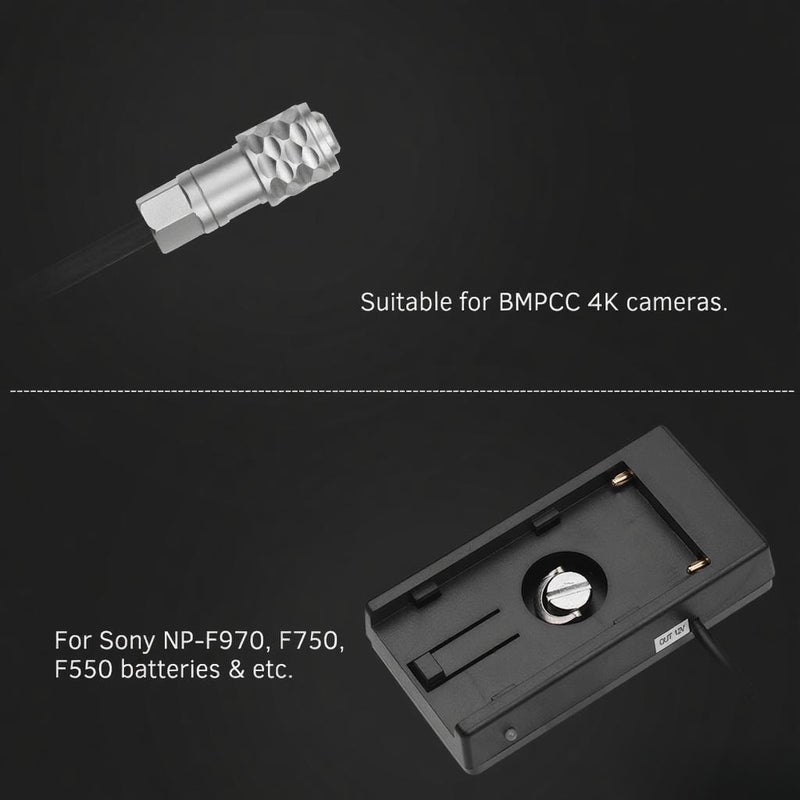 Camera DV Battery Power Supply Mount Plate Adapter for Blackmagic Cinema Pocket Camera BMPCC 4K for Sony NP-F970 F750 F550 Battery - Image 5
