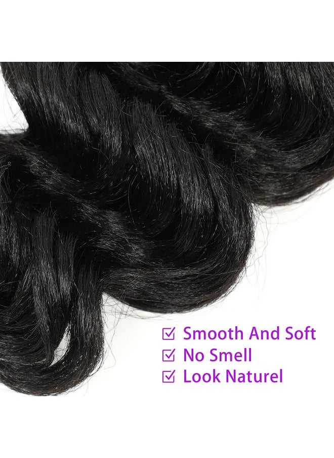 AMELI - Ocean Wave Crochet Hair Deep Wave Crochet Natural Black Ocean Wave Braids Hair For Black Women Synthetic Crochet Braiding Hair Extensions 8 Packs (9 Inch 1B) - Image 1