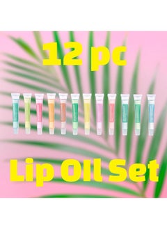 Expressions Expressions 12pc Lip Oil Set - Flavored Lip Oils Value Pack, Hydrating Lip Oils w/Squeeze Tube Application, Moisturizing Lip Oil Collection for Everyday Lip Care and Lip Repair (HYDROBOOST)  - Image 2