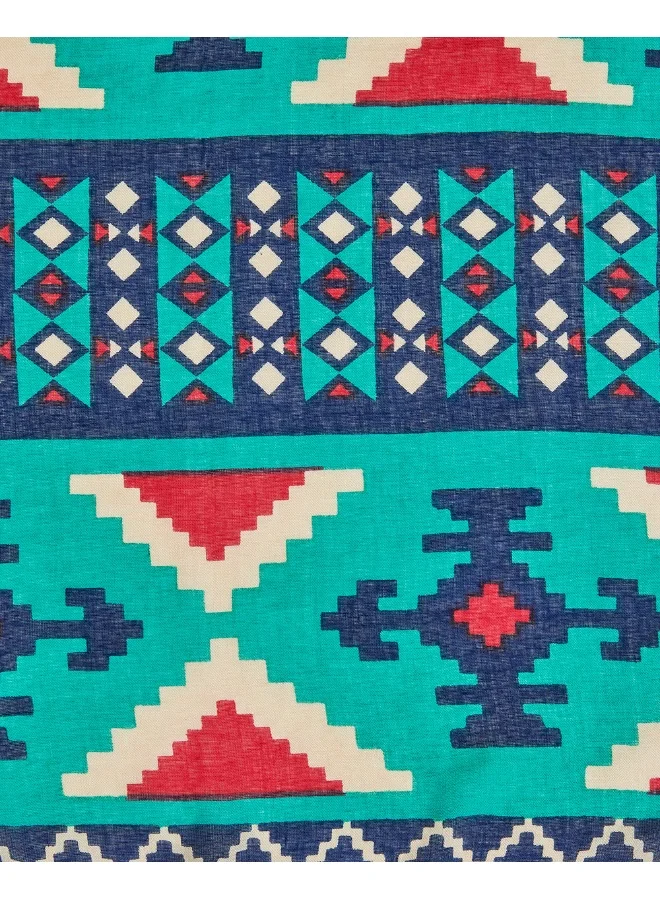 Chumbak Mercado Aztec Tassels Scarf - Rectangular