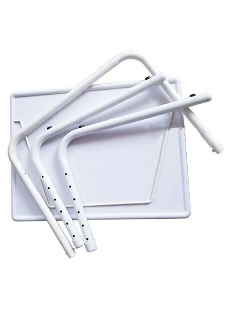 Table Mate Foldable Portable Adjustable Tray Table Laptop Desk Table Bed Office Mate Tv Dinner  - Image 2