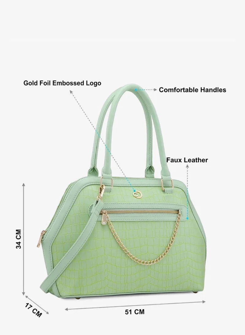 Caprese 25 MIST SATCHEL LARGE MINT for Women | Best Price UAE