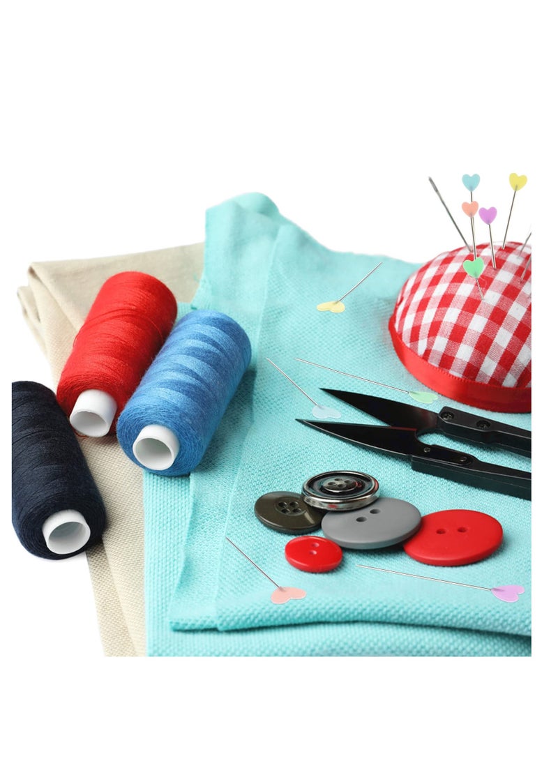 KASTWAVE 200 Pcs Flat Love Head Pins Sewing Pins Flat Head Straight Pins Quilting Pins Assorted Colors Decorative Pins for Dressmaker Craft Sewing Projects Jewelry and DIY(2.14inch) - Image 4