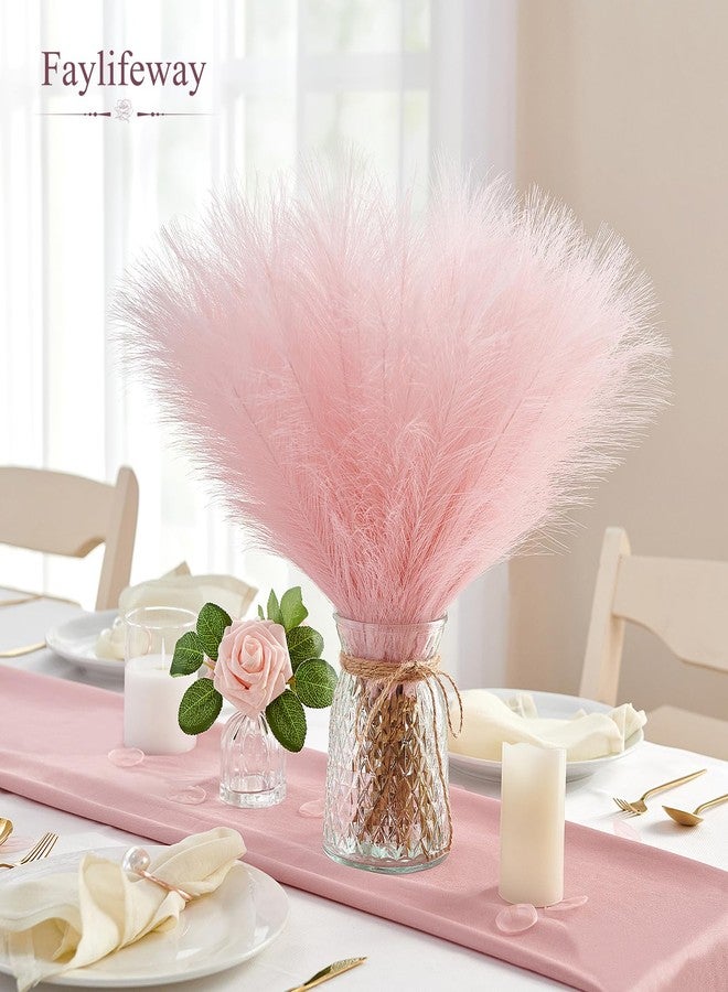 Faylifeway Artificial Pampas Grass Pink 50PCS - Image 3
