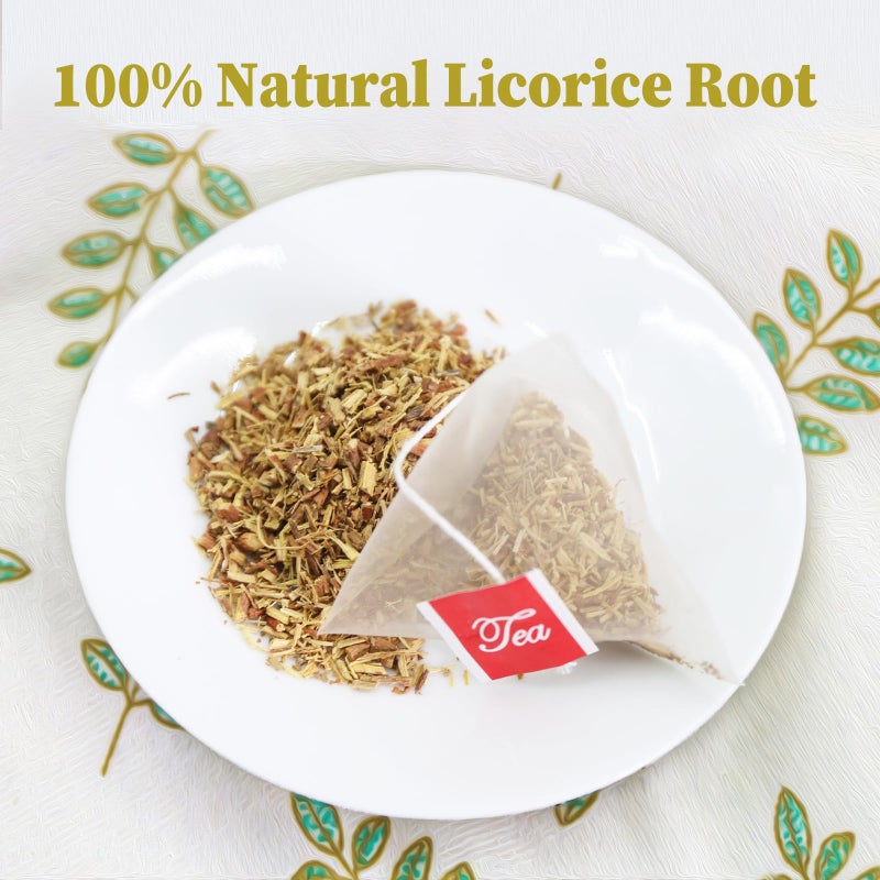 FullChea - Licorice Root Tea Bag, 40 Teabags, 2g/bag - Premium Licorice Root - Non-GMO - Naturally Caffeine-free Herbal Tea - Aid in Digestion & Promote Respiratory Health - Image 2