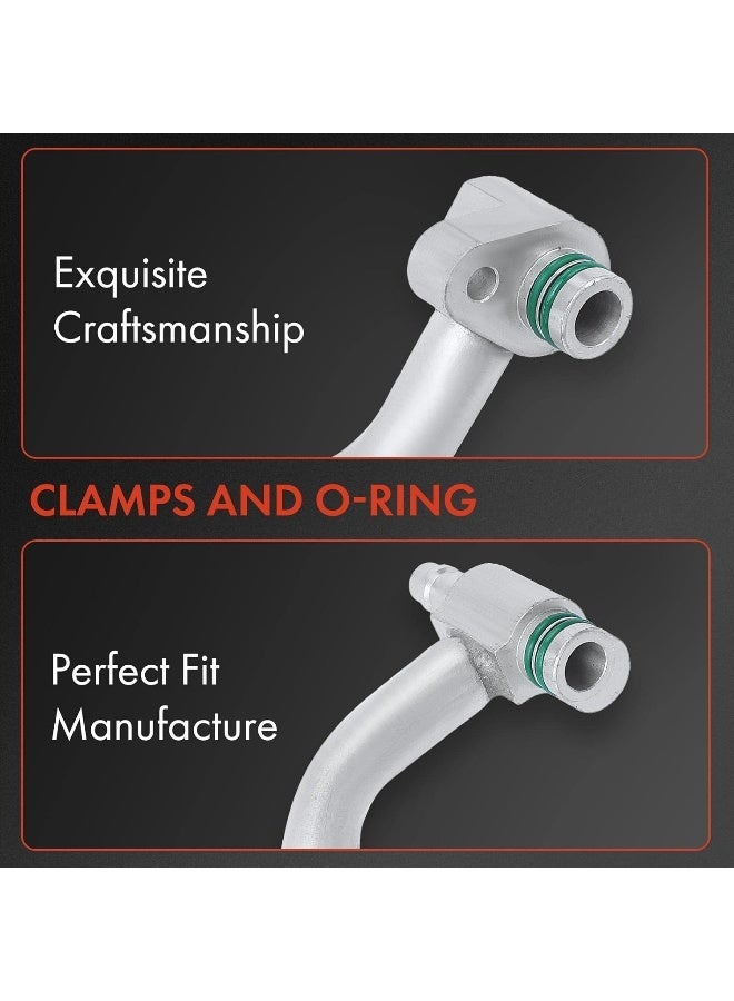 A-Premium A/C Suction Hose Compatible With Fiat 500 2012-2013 1.4L,Type I, Only Fit Sohc  - Image 3