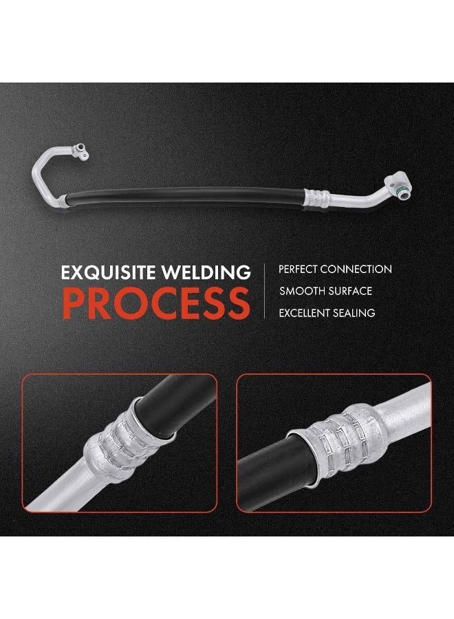 A-Premium A/C Suction Hose Compatible With Fiat 500 2012-2013 1.4L,Type I, Only Fit Sohc  - Image 5