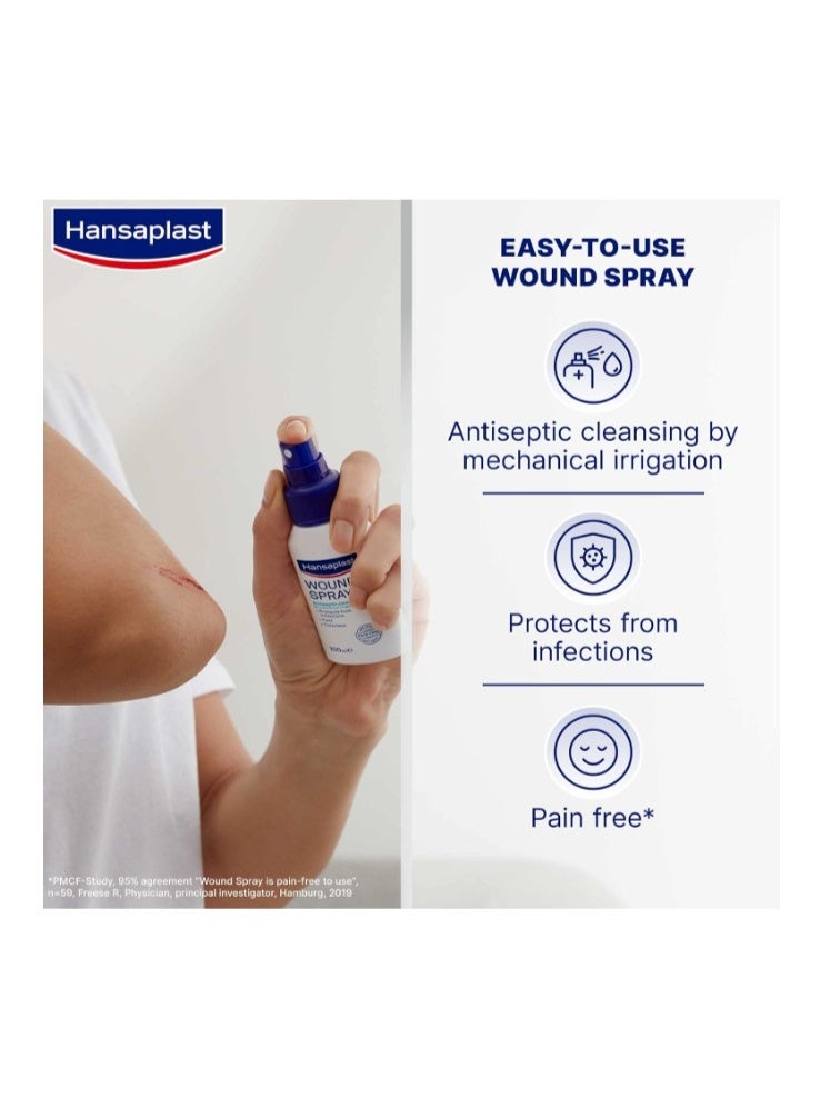 هانزابلاست بخاخ هانزابلاست المطهر للجروح 100 مل - ري ميكانيكي للحماية من العدوى - Image 2