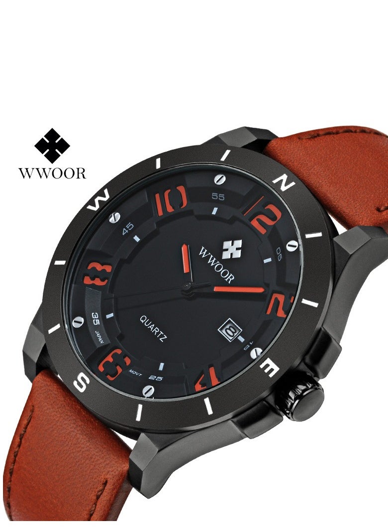 WWOOR Men's Sports Waterproof Watch  - Image 2