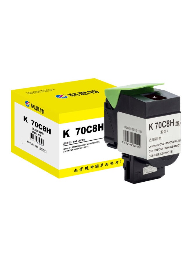 Kst K 70c8h Toner Cartridge, Compatible With Lexmark Cs310n/cs310dn/cs410n/cs410dn/cs410dtn, Black, 4000-page Yield, Professional Versio - Image 1