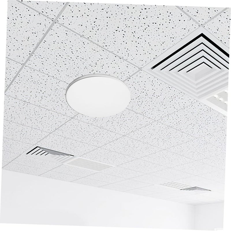 Acrylic Flush Mount Ceiling Light Round Design for Bedroom Translucent Space Saving Lamp - Image 5