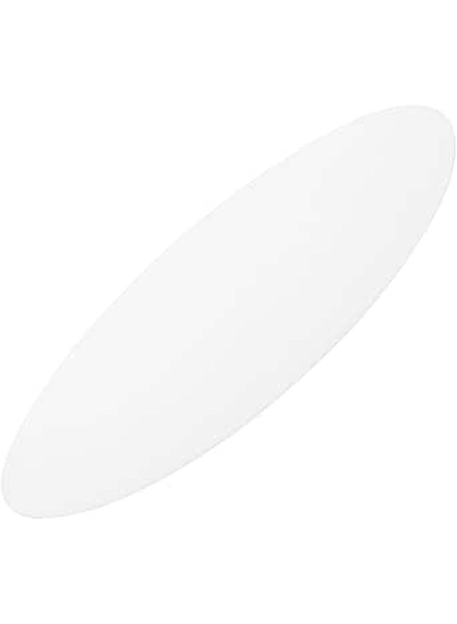 Acrylic Flush Mount Ceiling Light Round Design for Bedroom Translucent Space Saving Lamp - Image 1