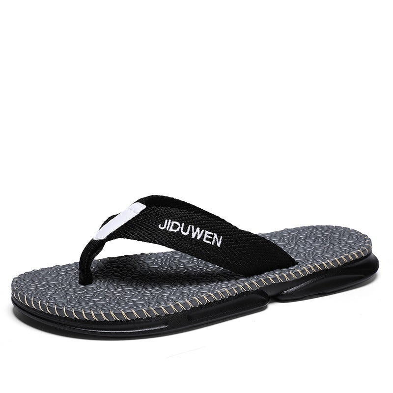 Temu Boys' Casual Flip-Flops, Lightweight Non-Slip Slip-On Indoor Slippers, Fashionable Beach Slippers - Image 5