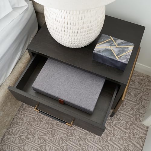 ZICOTO Decorative Photo Storage Box with Lid - A Beautiful Linen Organizer Perfect to Safely Store Your Pictures, Documents, Scrapbooking Supplies, Keepsakes and Other Memories in Style - Image 5