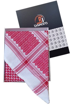 Shemagh Biskara Red Excellent Material