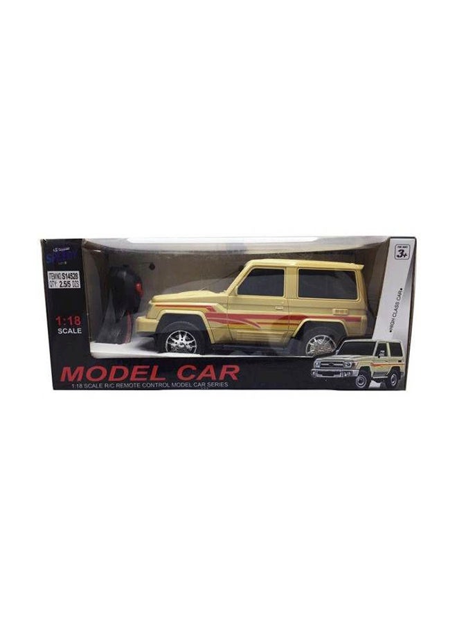 Model car Portable Lightweight Non Toxic Land Cruiser Rc Remote Control Model Car Toy - Image 2