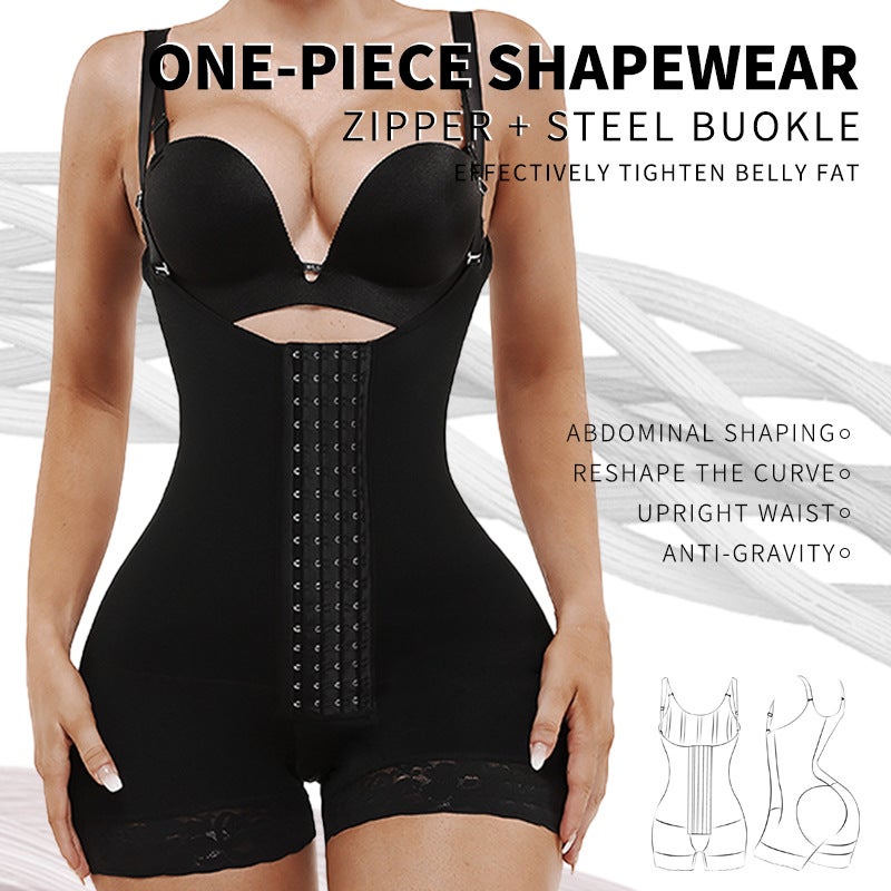 Hourglass Goddess Large Size Waist And Abdomen Shaping Corset Postpartum Body Fitness One-Piece Shapewear - Image 2