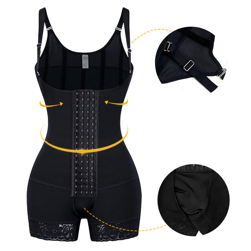 Hourglass Goddess Large Size Waist And Abdomen Shaping Corset Postpartum Body Fitness One-Piece Shapewear - Image 3