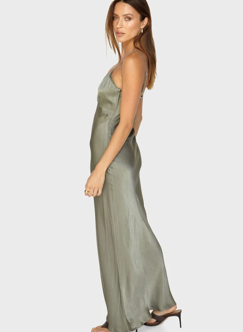 SNDYS Satin Slip Dress