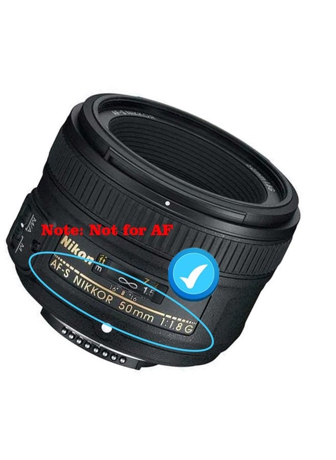 HUIPUXIANG 58mm Lens Cap Cover Compatible for Nikon AF-S(Not for AF) Nikkor 50mm f/1.8G,AF-S(Not for AF) Nikkor 50mm f/1.4G Lens,HUIPUXIANG[2 Pack]  - Image 3