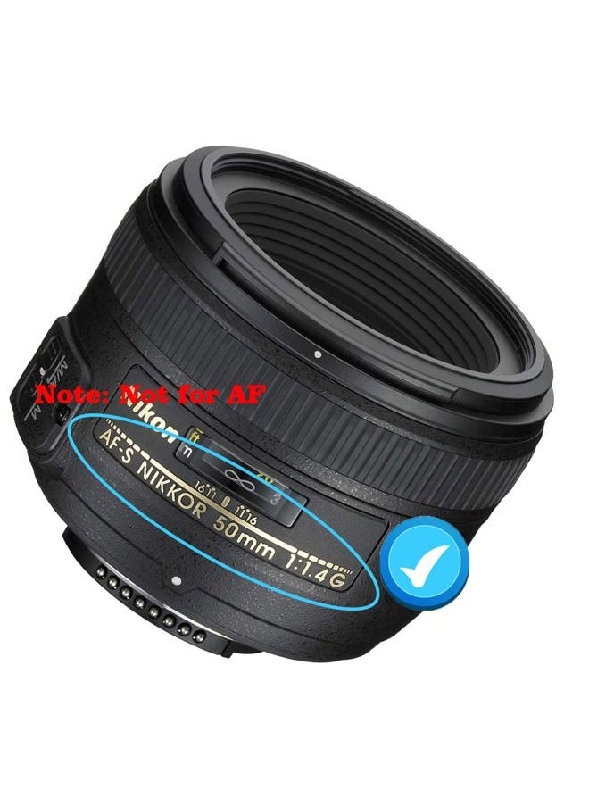 HUIPUXIANG 58mm Lens Cap Cover Compatible for Nikon AF-S(Not for AF) Nikkor 50mm f/1.8G,AF-S(Not for AF) Nikkor 50mm f/1.4G Lens,HUIPUXIANG[2 Pack]  - Image 4
