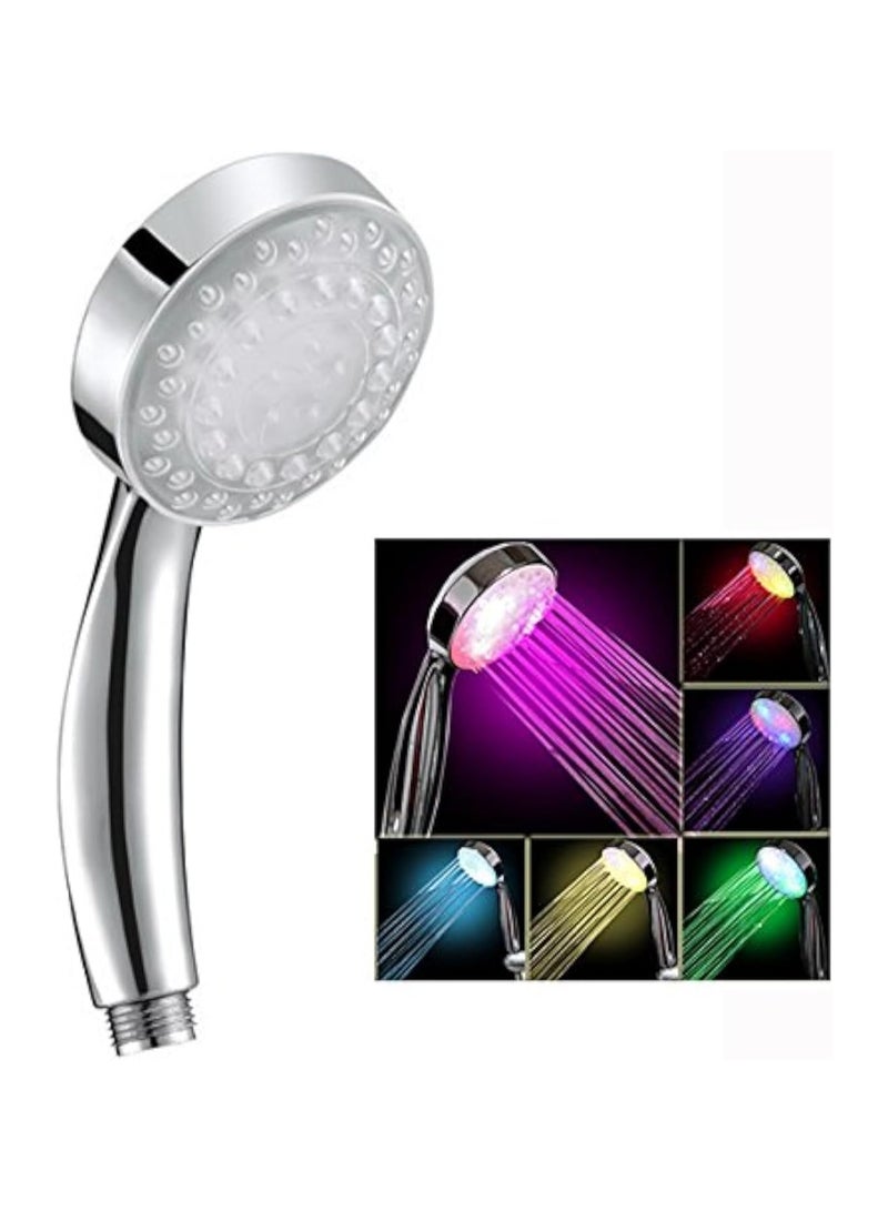 رأس دش متغير الألوان بإضاءة LED، رؤوس دش LED للحمام، 7 ألوان من أضواء LED متغيرة تلقائيًا، رأس دش محمول باليد - Image 1