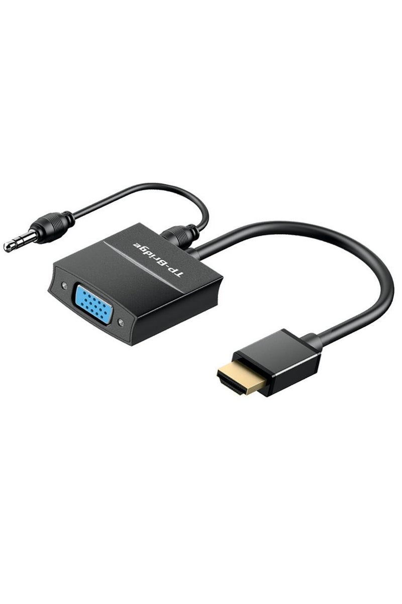 تي بي بردج محول TP-Bridge من HDMI إلى VGA مع AUX – الموديل: CONV 1  - Image 1