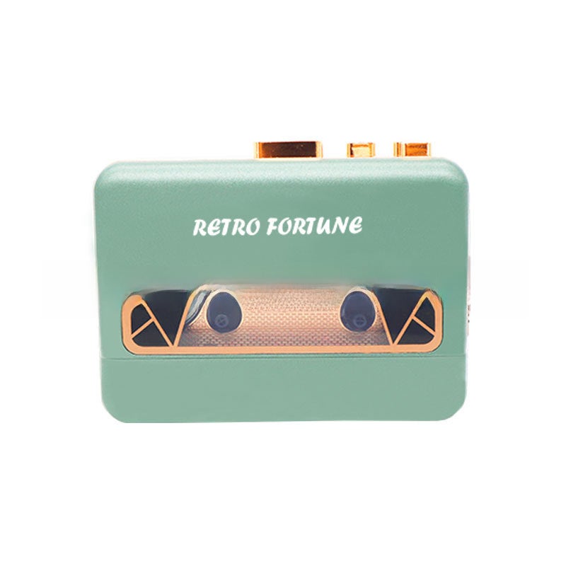 RETRO FORTUNE Fashion Green Tape Player Stereo Walkman Army Green 