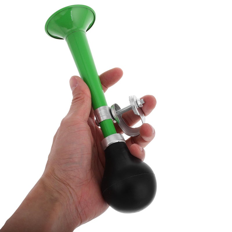 Green Mountain Bike Air Horn Metal Bicycle Bell Safety Warning Handlebar Accessory - Image 5
