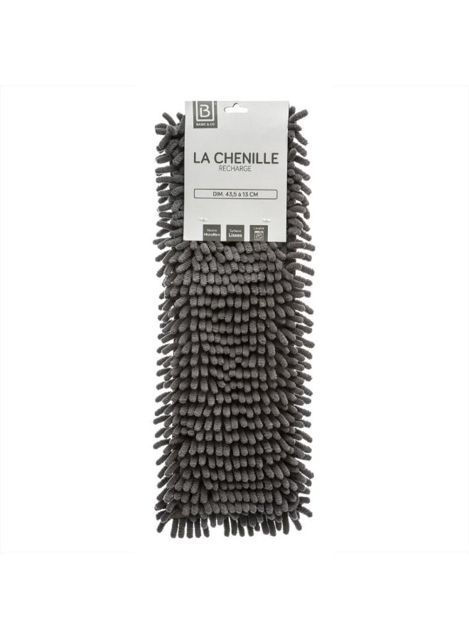 Five Simply Smart La Chenille Microfiber Refill for Broom Grey 43.5 x 13cm 117228 - Image 4